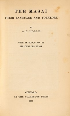 Lot 170 - First edition of Hollis on the Masai