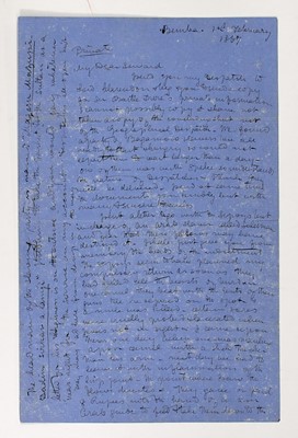 Lot 182 - Important David Livingstone four-page letter signed describing his last expedition