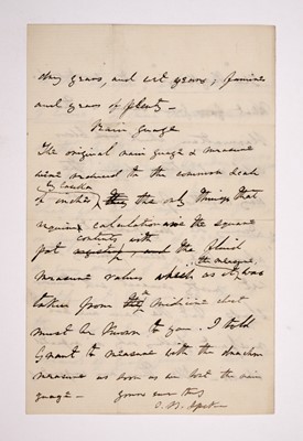 Lot 205 - John Speke writes to Sir Francis Galton about planning an expedition and African weather