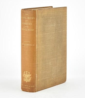 Lot 152 - Forbes on The natural history of Sokotra and Abdel-Kuri