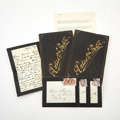 Lot 135 - Richard Burton's memorial volume, with letters from Mrs. Burton