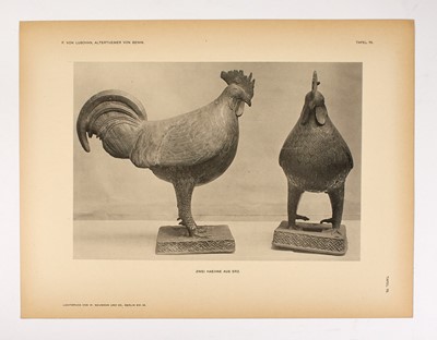 Lot 185 - Luschan's pioneering work on the Benin bronzes