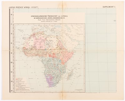 Lot 166 - Perthes Spezial-Karte von Afrika