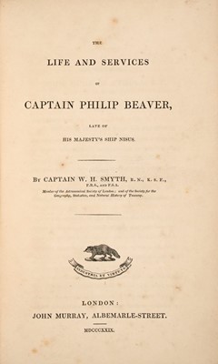 Lot 202 - Smyth's Life and Services of Captain Philip Beaver, in the original cloth
