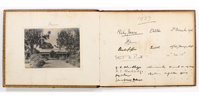Lot 173 - Guest Book of "Bwavu" 1927-1936, a reflection of social life in Kenya