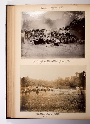 Lot 153 - Photographic album of W.J. Frazer of H.M.S. "St George" of the Anglo-Zanzibar War and other conflicts