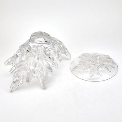 Lot 463 - Lalique Molded Glass Champs Elysee Center Bowl