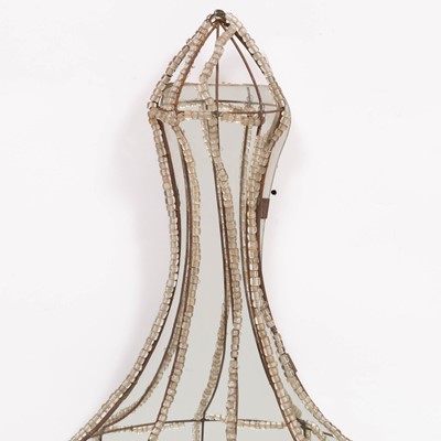 Lot 271 - Pair of Venetian Glass and Mirrored Sconces