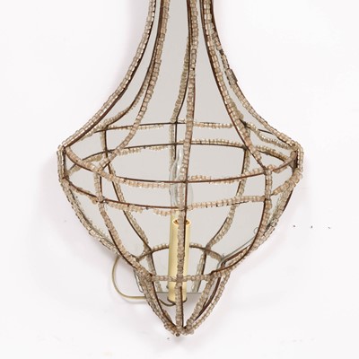 Lot 271 - Pair of Venetian Glass and Mirrored Sconces