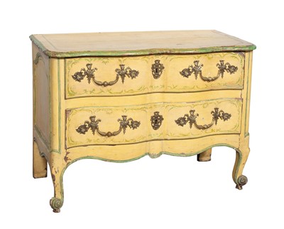 Lot 858 - Louis XV Provincial  Painted Commode