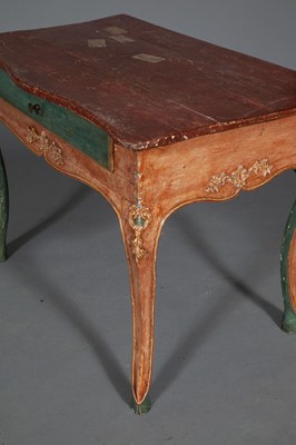 Lot 658 - Venetian Rococo  Trompe L’Oeil Painted and Composition Table