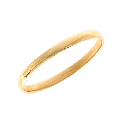 Lot 2129 - Tiffany & Co. Gold Bangle Bracelet