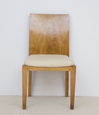 Lot 646 - Set of Four Jean-Michel Frank Sycamore Side Chairs