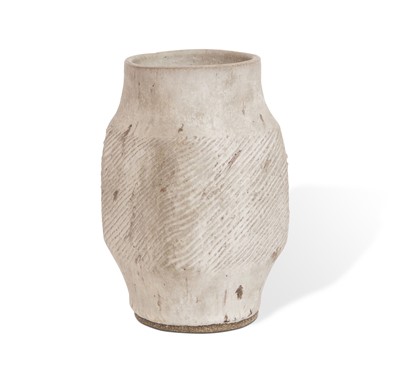 Lot 658 - Lucie Rie White Glazed Stoneware Vase