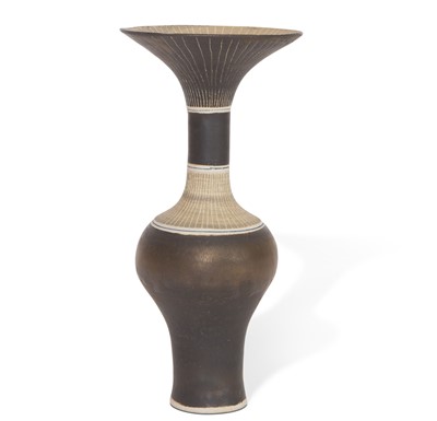 Lot 659 - Lucie Rie Brown Glazed Porcelain Vase