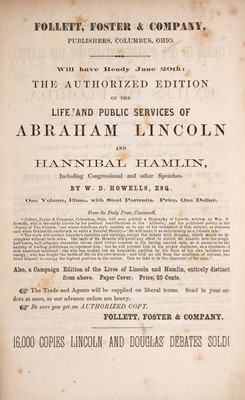 Lot 58 - The Lincoln-Douglas Debates of 1858