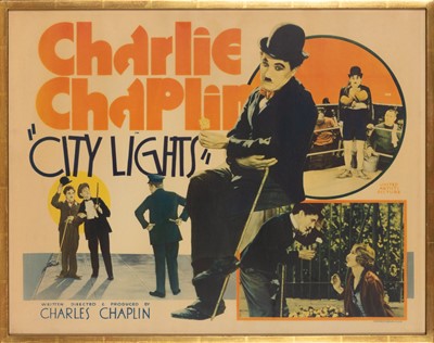 Lot 5056 - Poster for Chaplin's City Lights