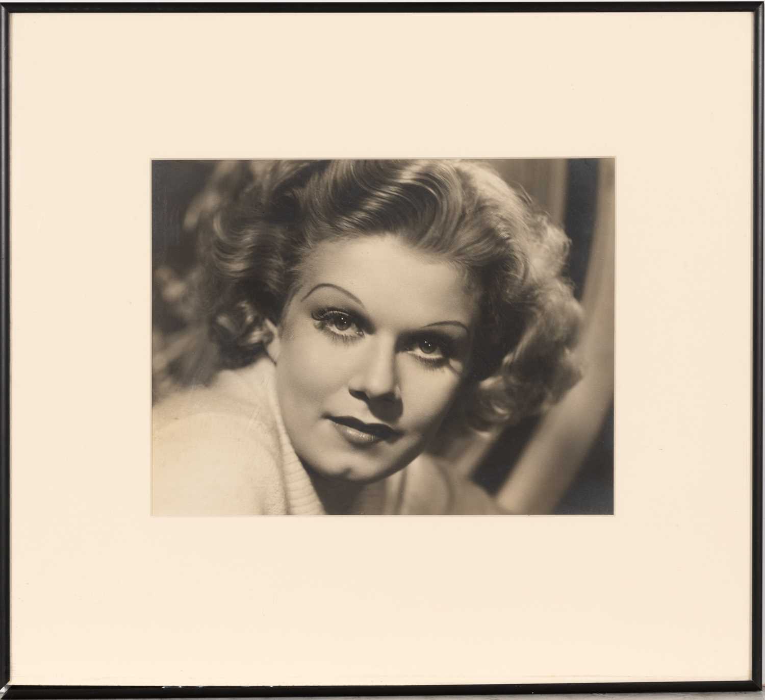 Lot 5094 - An attractive print of Jean Harlow