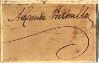 Lot 113 - "And the world is gonna know your name. What's your name, man?"  Alexander Hamilton...