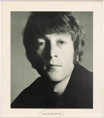 Lot 5041 - Avedon's portrait of John Lennon, signed
