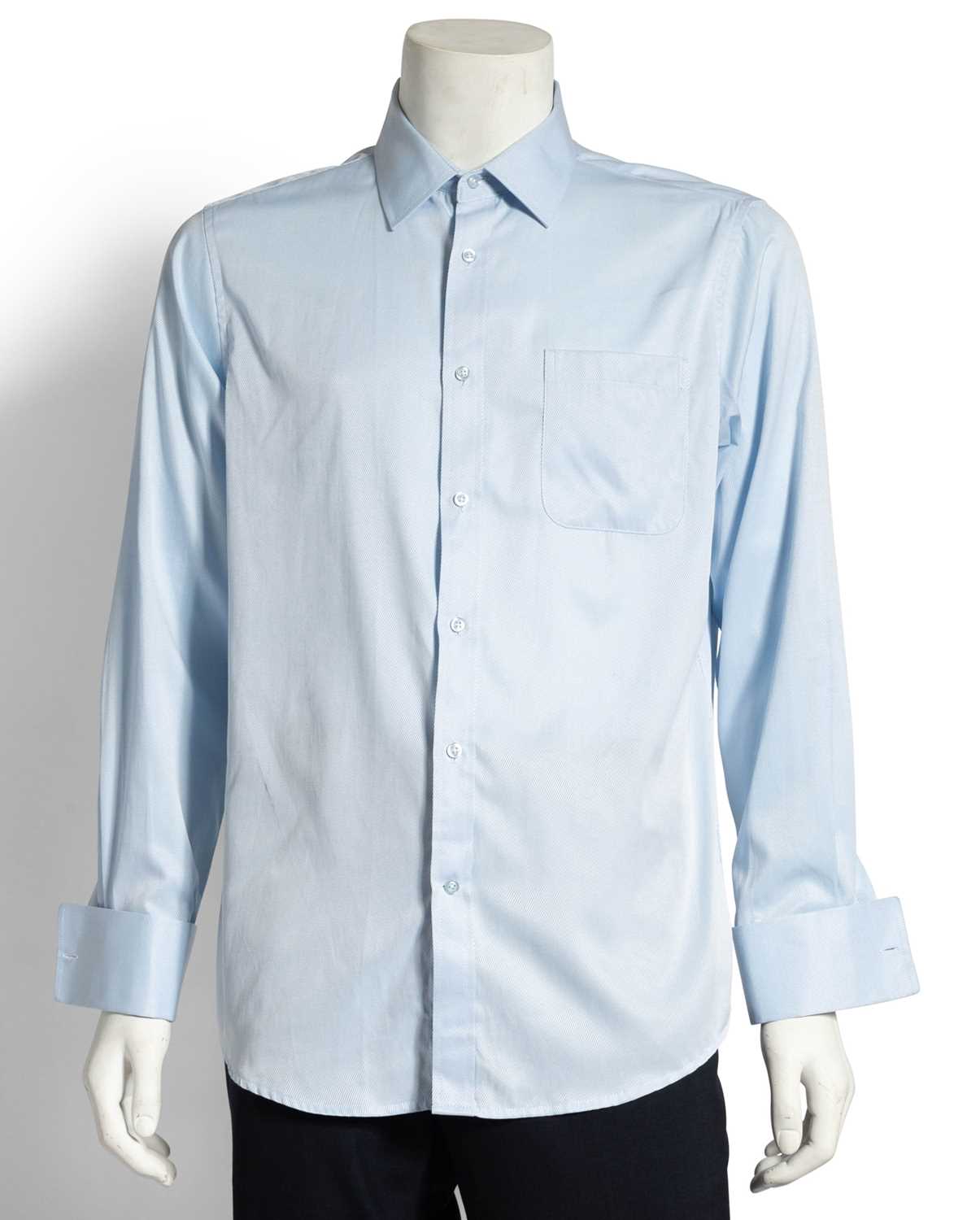 Lot 5015 - French cuff dress shirt worn by Mark Jacoby as "Father" in the Ragtime Reunion Concert