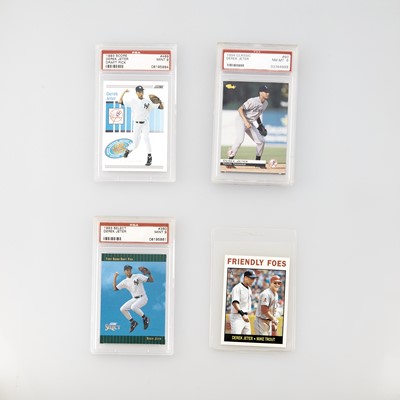 Lot 1033 - Baseball Group of Early Derek Jeter Cards