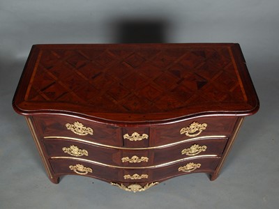 Lot 682 - Régence Parquetry  Commode