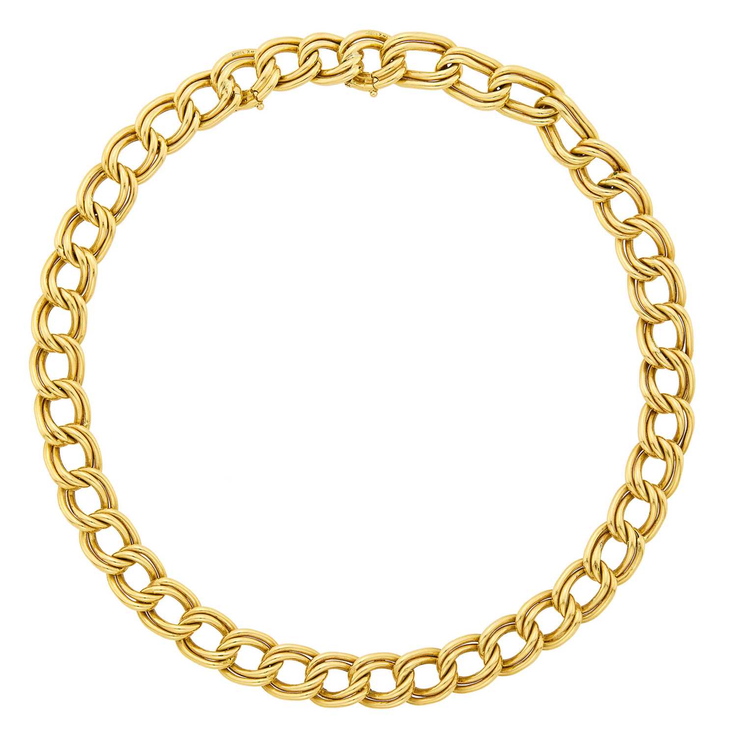 Lot 1025 - Gump's Gold Link Necklace
