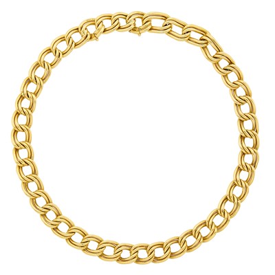 Lot 1025 - Gump's Gold Link Necklace