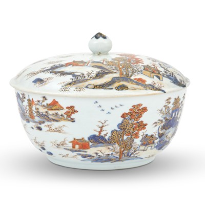 Lot 264 - Chinese Imari Porcelain Tureen and Cover