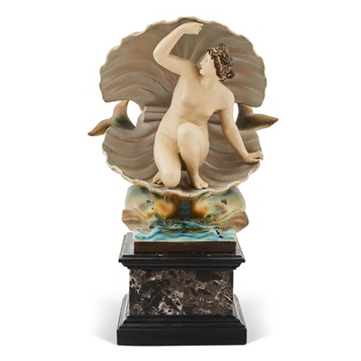 Lot 292 - Cold Painted Bronze of the Birth of Venus.