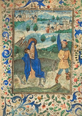 Lot 239 - Illuminated manuscript leaf