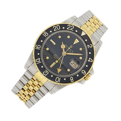 Lot 44 - Rolex Gentleman's Stainless Steel and Gold 'GMT Master' Wristwatch, Ref. 16753
