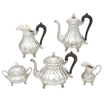 Lot 158 - Hungarian Silver Tea and Coffee Service