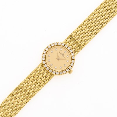 Lot 2241 - Baume & Mercier Lady's Gold and Diamond Wristwatch