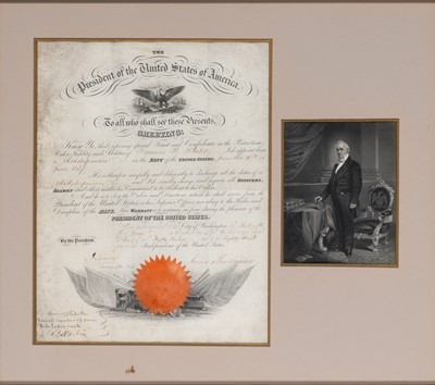 Lot 279 - A James Buchanan document signed