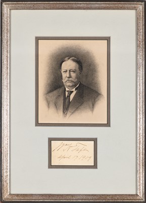 Lot 289 - A William H. Taft signature