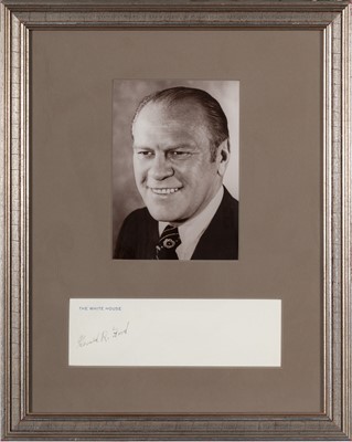 Lot 299 - A Gerald R. Ford signature