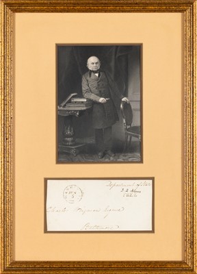 Lot 274 - A John Quincy Adams franking signature