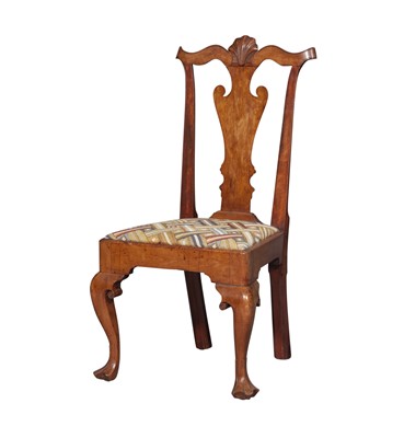 Lot 631 - Chippendale Walnut Side Chair