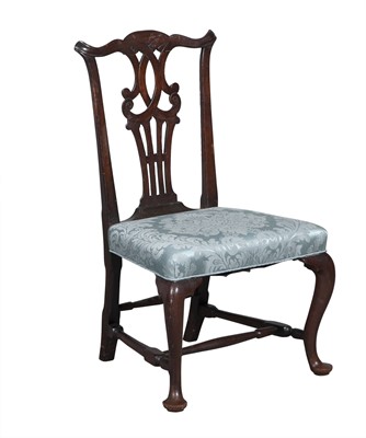Lot 156 - Queen Anne Mahogany Side Chair