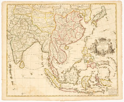 Lot 102 - Senex's English map of Asia and India, after De L'Isle