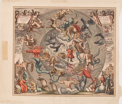 Lot 230 - Celestial map after Hondius
