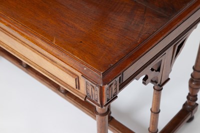 Lot 260 - Continental Baroque Style Walnut Writing Table