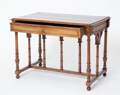 Lot 260 - Continental Baroque Style Walnut Writing Table