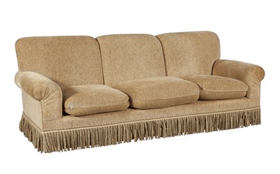Lot 396 - Loose-Cushion Upholstered Sofa
