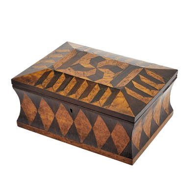 Lot 279 - Parquetry Covered Box