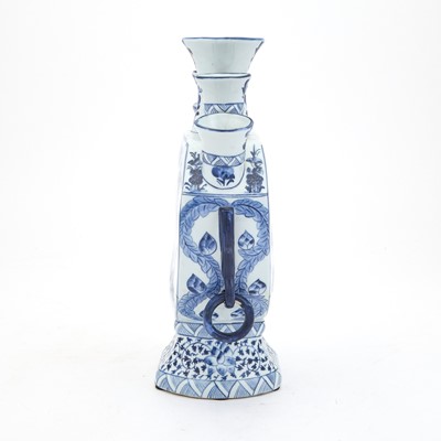 Lot 326 - Chinese Style Blue and White Porcelain Tulip Vase