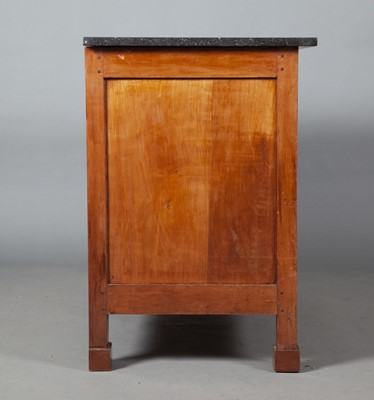 Lot 387 - Empire Marble Top Mahogany Commode