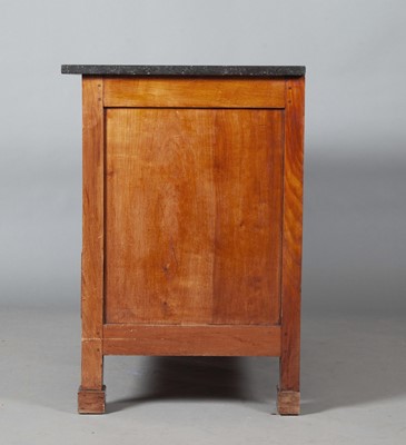 Lot 387 - Empire Marble Top Mahogany Commode